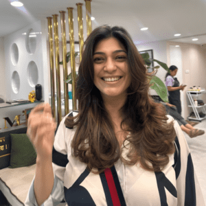 Arjun Bijlani Wife Neha Swami in Sams Salon India, Juhu